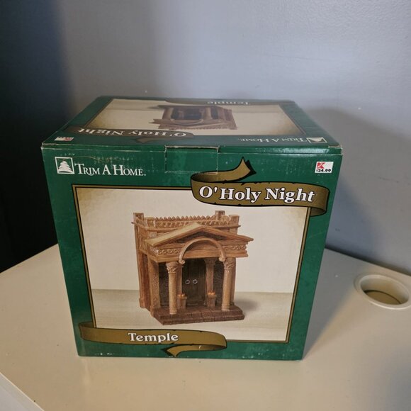 🎀SALE 🎀Vintage Trim A Home O'Holy Night "Temple" Nativity Scene - Picture 9 of 9